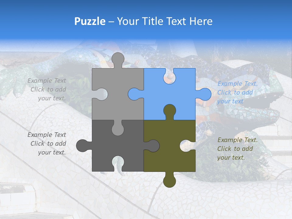 A Neighborhood Golf Course In Las Vegas PowerPoint Template