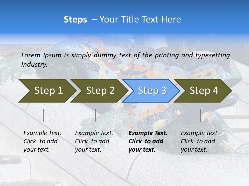 A Neighborhood Golf Course In Las Vegas PowerPoint Template