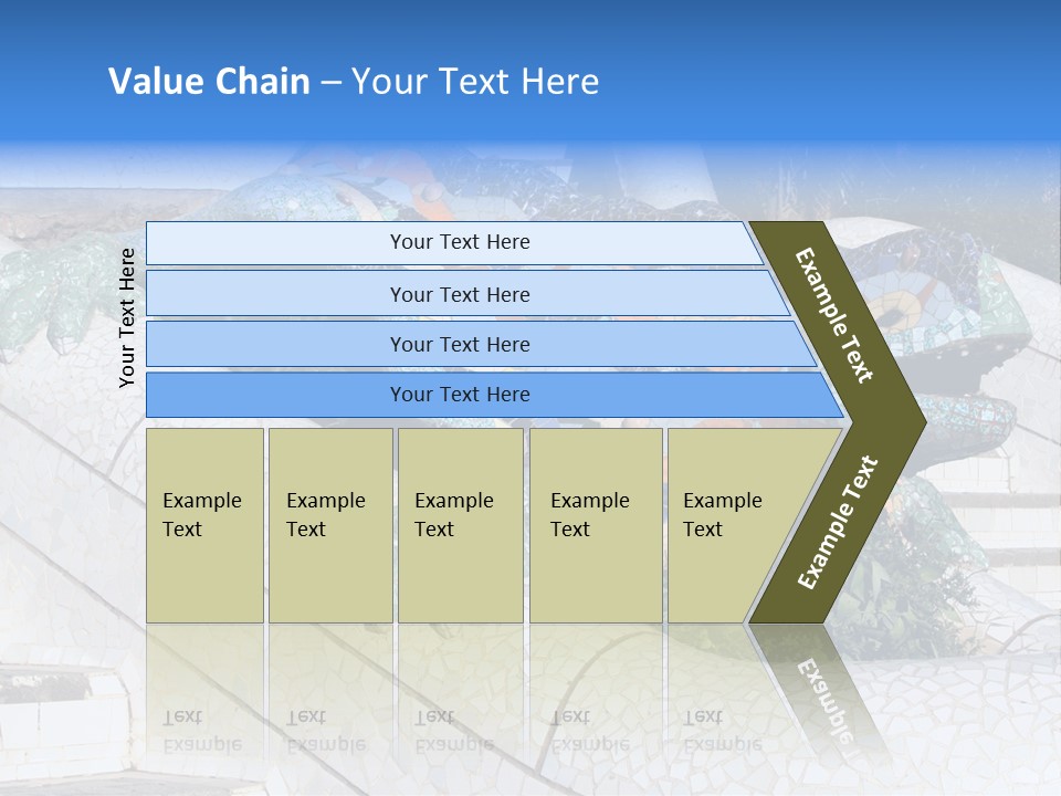 A Neighborhood Golf Course In Las Vegas PowerPoint Template
