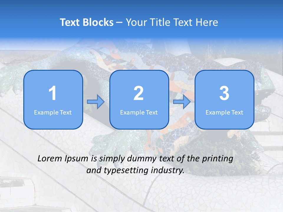 A Neighborhood Golf Course In Las Vegas PowerPoint Template