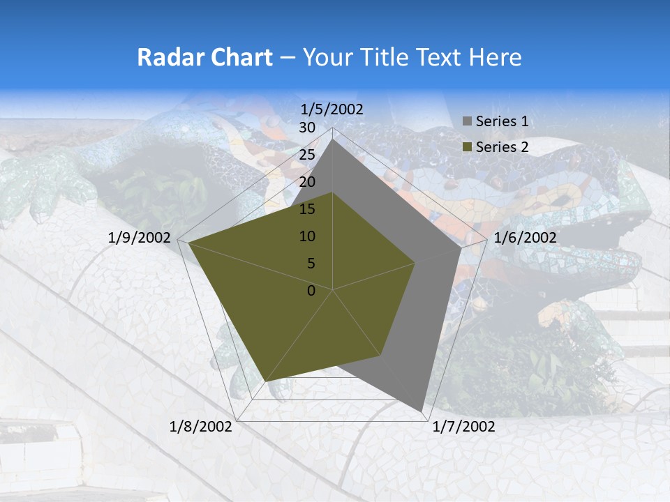 A Neighborhood Golf Course In Las Vegas PowerPoint Template