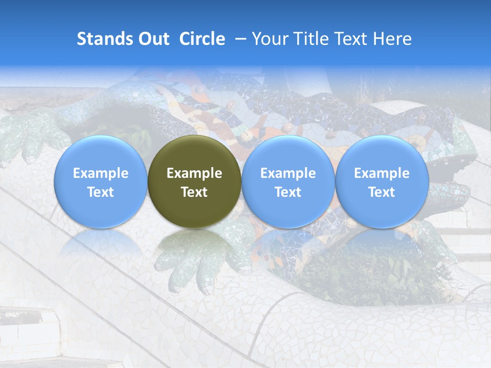 A Neighborhood Golf Course In Las Vegas PowerPoint Template