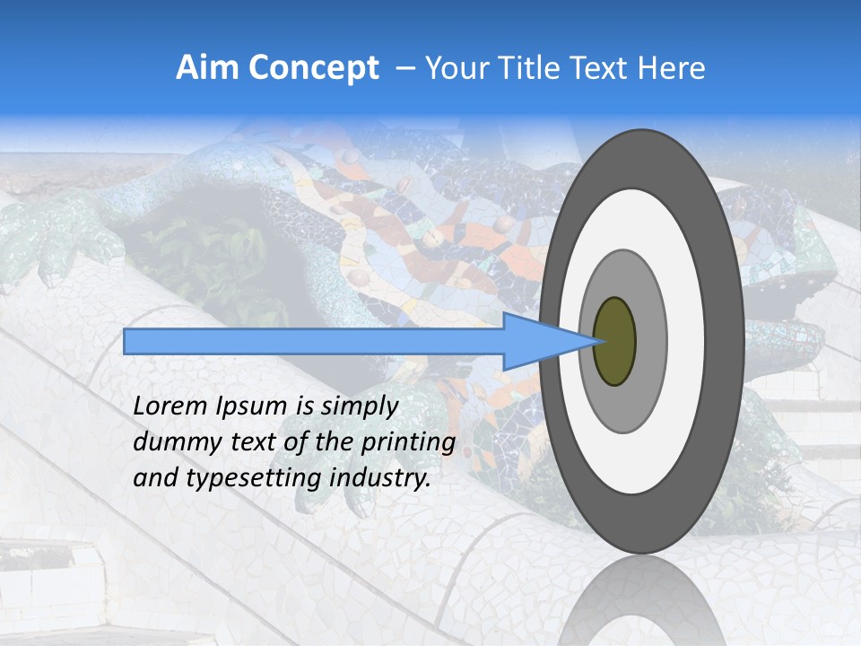 A Neighborhood Golf Course In Las Vegas PowerPoint Template