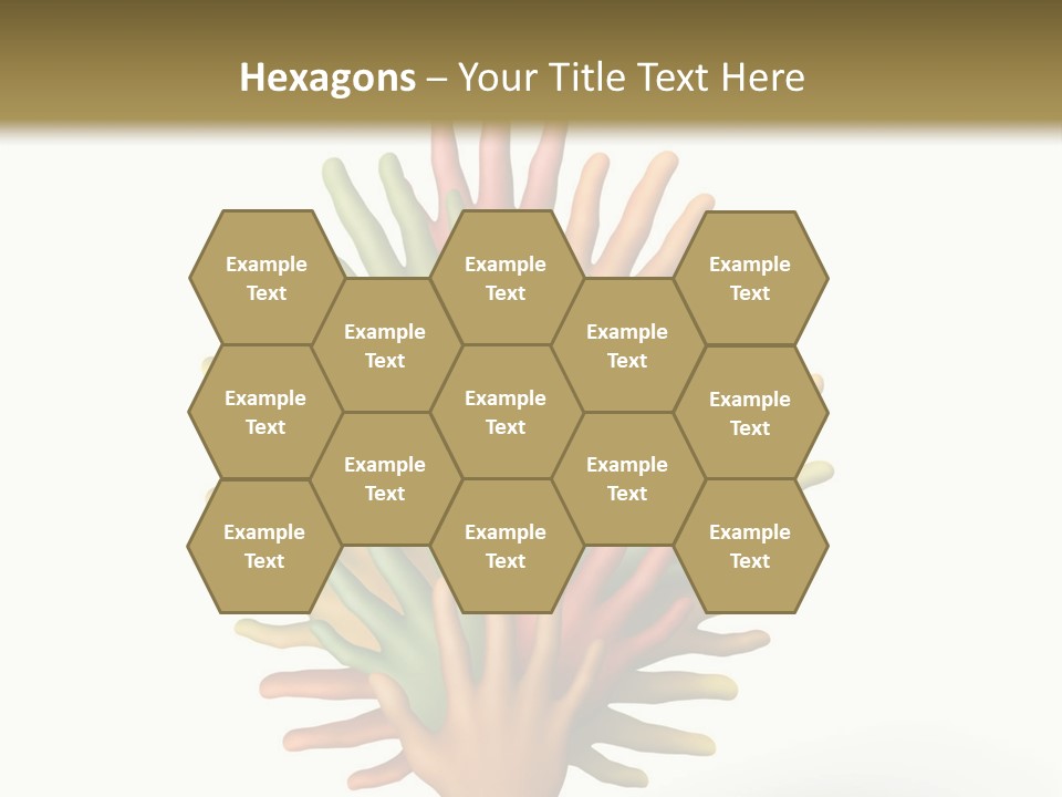 The Tree Made Of Multicolored Plasticine Hands On A White Background PowerPoint Template