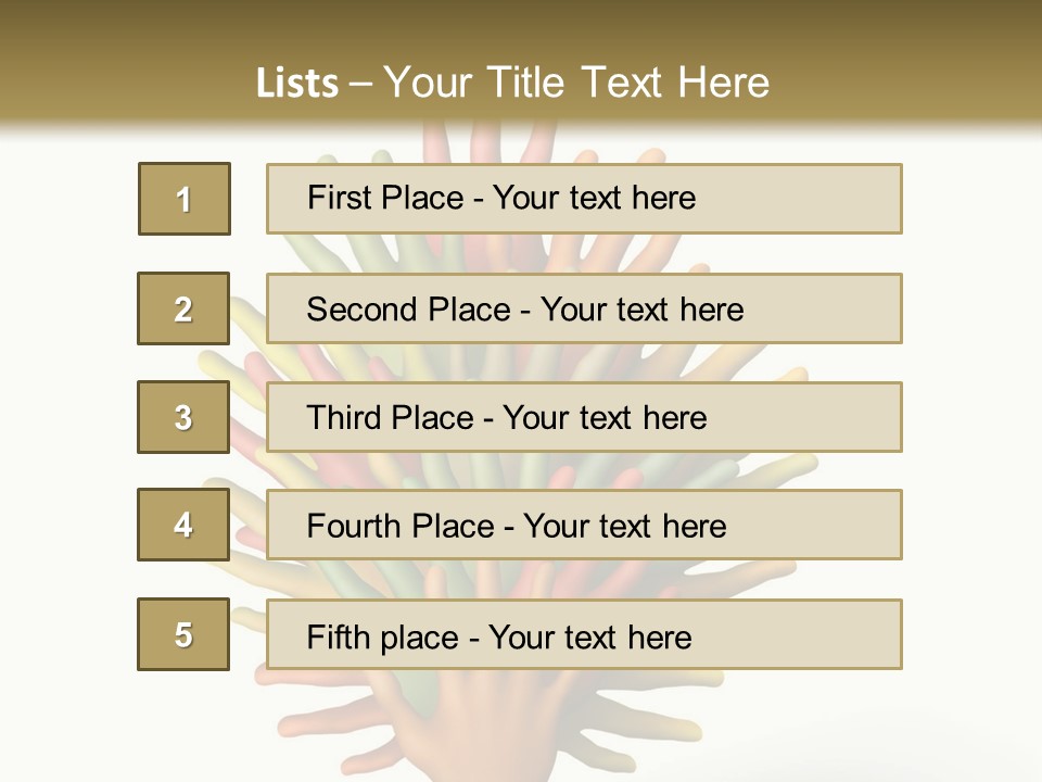 The Tree Made Of Multicolored Plasticine Hands On A White Background PowerPoint Template