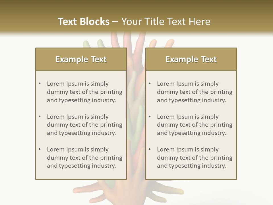 The Tree Made Of Multicolored Plasticine Hands On A White Background PowerPoint Template