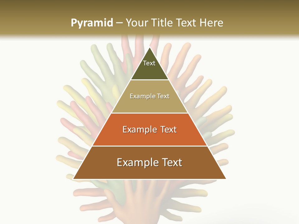 The Tree Made Of Multicolored Plasticine Hands On A White Background PowerPoint Template