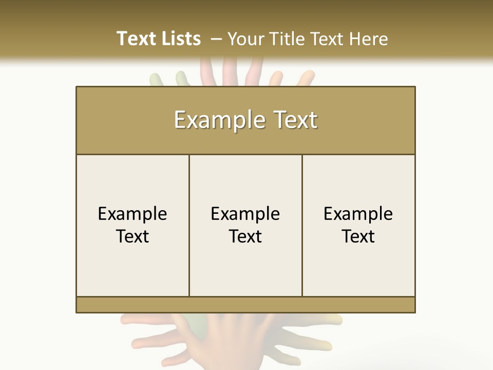 The Tree Made Of Multicolored Plasticine Hands On A White Background PowerPoint Template