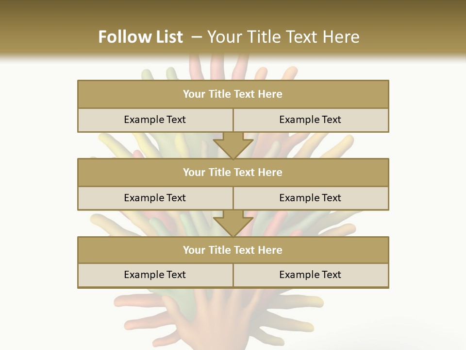 The Tree Made Of Multicolored Plasticine Hands On A White Background PowerPoint Template
