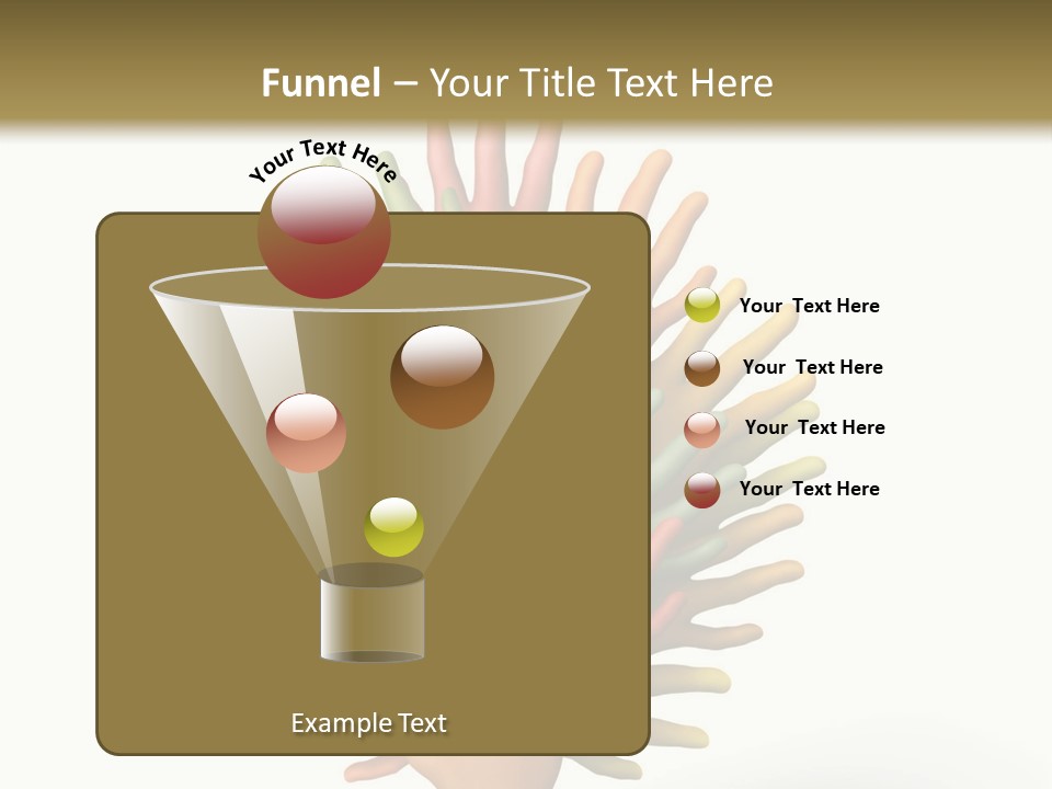 The Tree Made Of Multicolored Plasticine Hands On A White Background PowerPoint Template