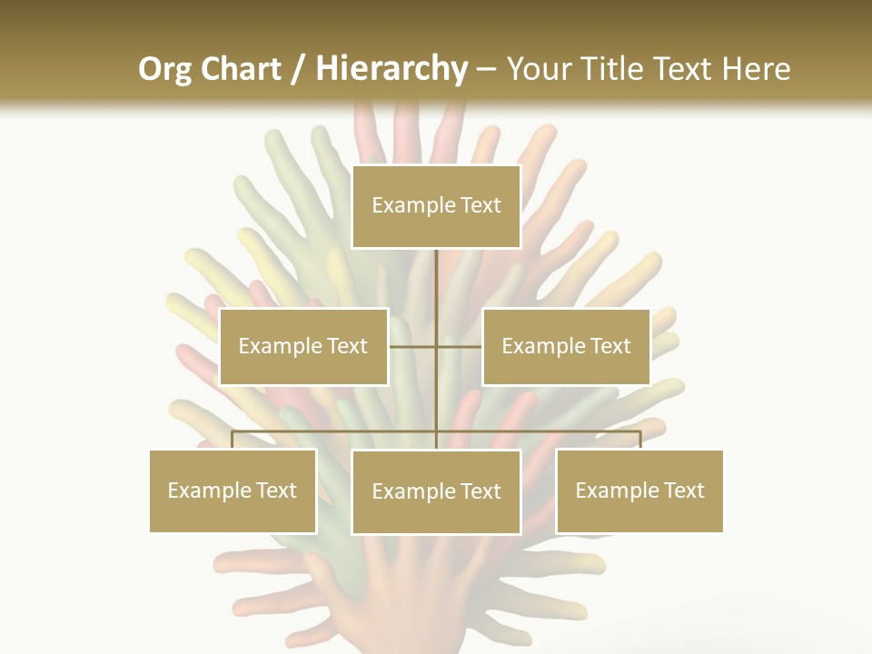 The Tree Made Of Multicolored Plasticine Hands On A White Background PowerPoint Template