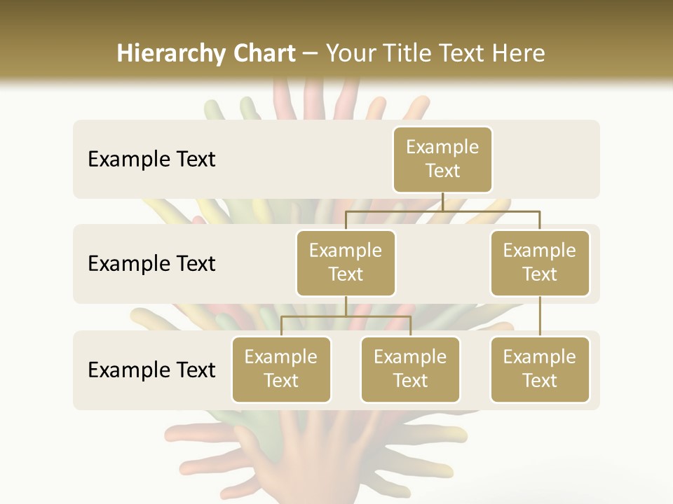 The Tree Made Of Multicolored Plasticine Hands On A White Background PowerPoint Template