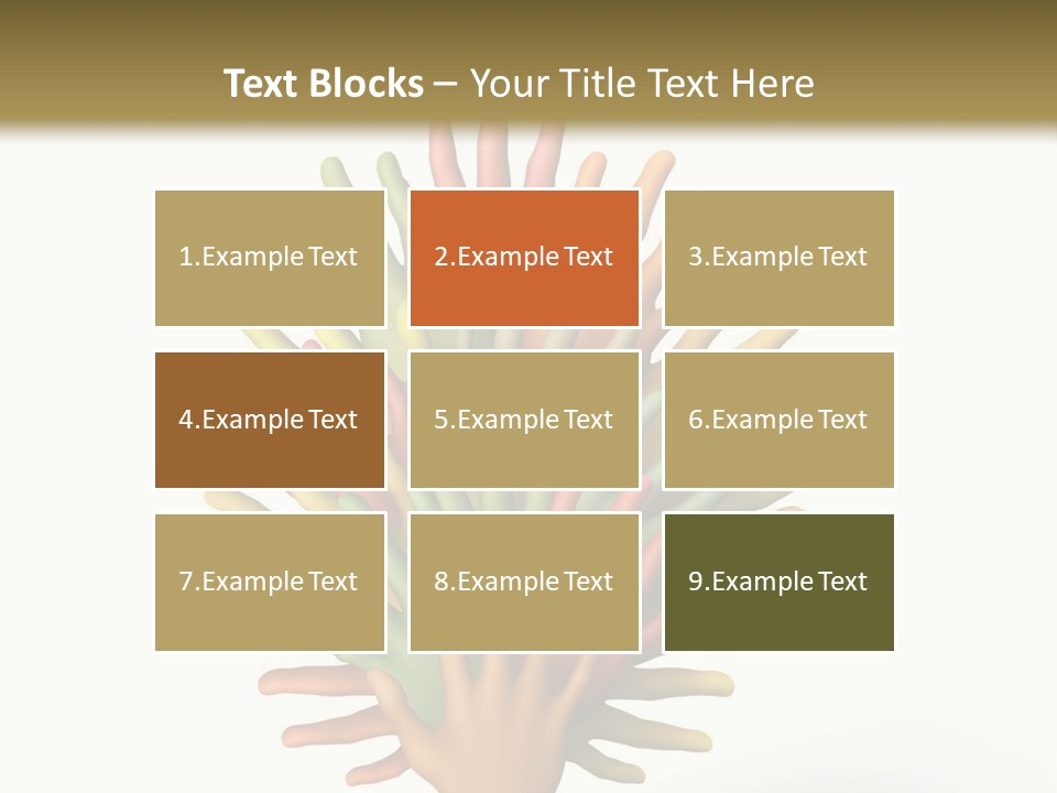 The Tree Made Of Multicolored Plasticine Hands On A White Background PowerPoint Template