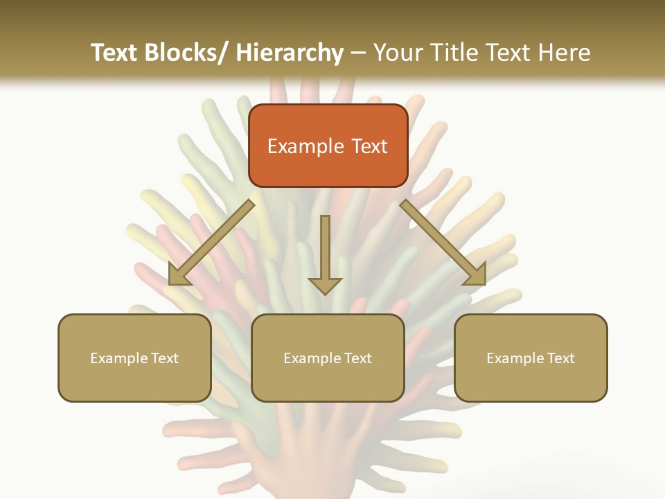 The Tree Made Of Multicolored Plasticine Hands On A White Background PowerPoint Template