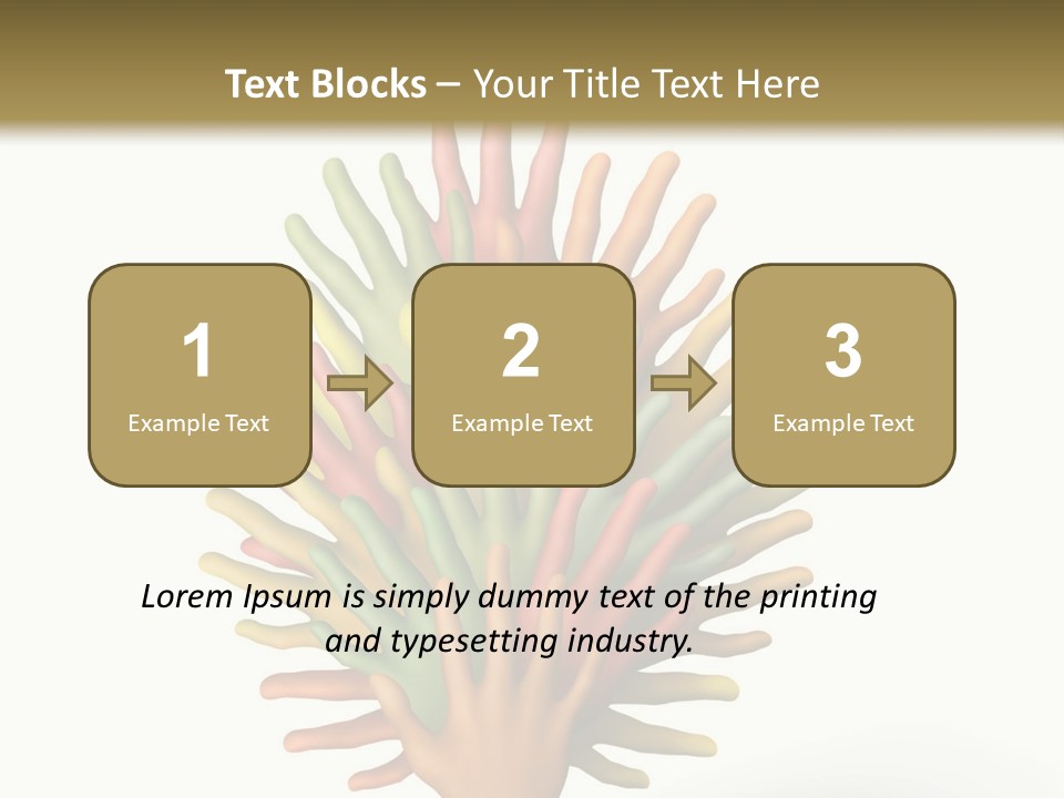 The Tree Made Of Multicolored Plasticine Hands On A White Background PowerPoint Template