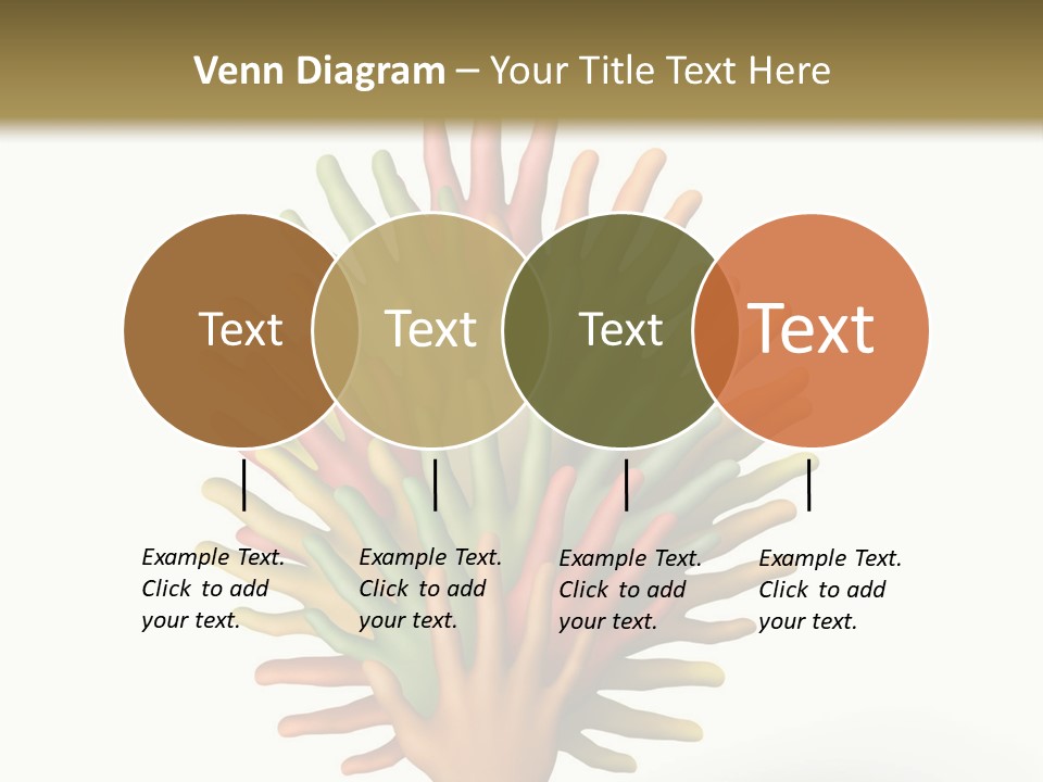 The Tree Made Of Multicolored Plasticine Hands On A White Background PowerPoint Template