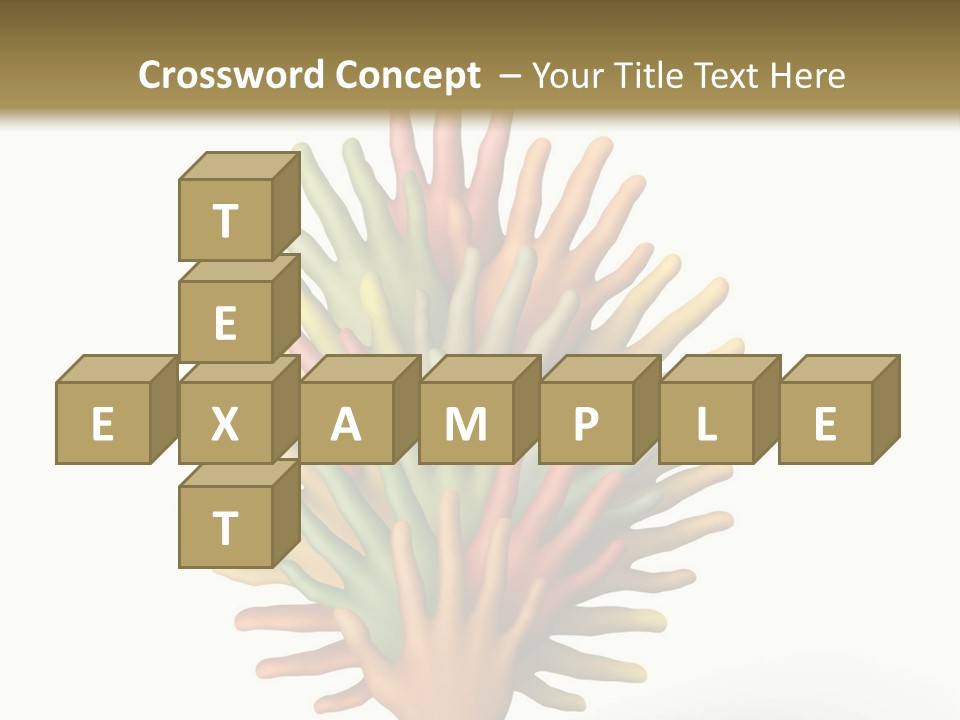 The Tree Made Of Multicolored Plasticine Hands On A White Background PowerPoint Template