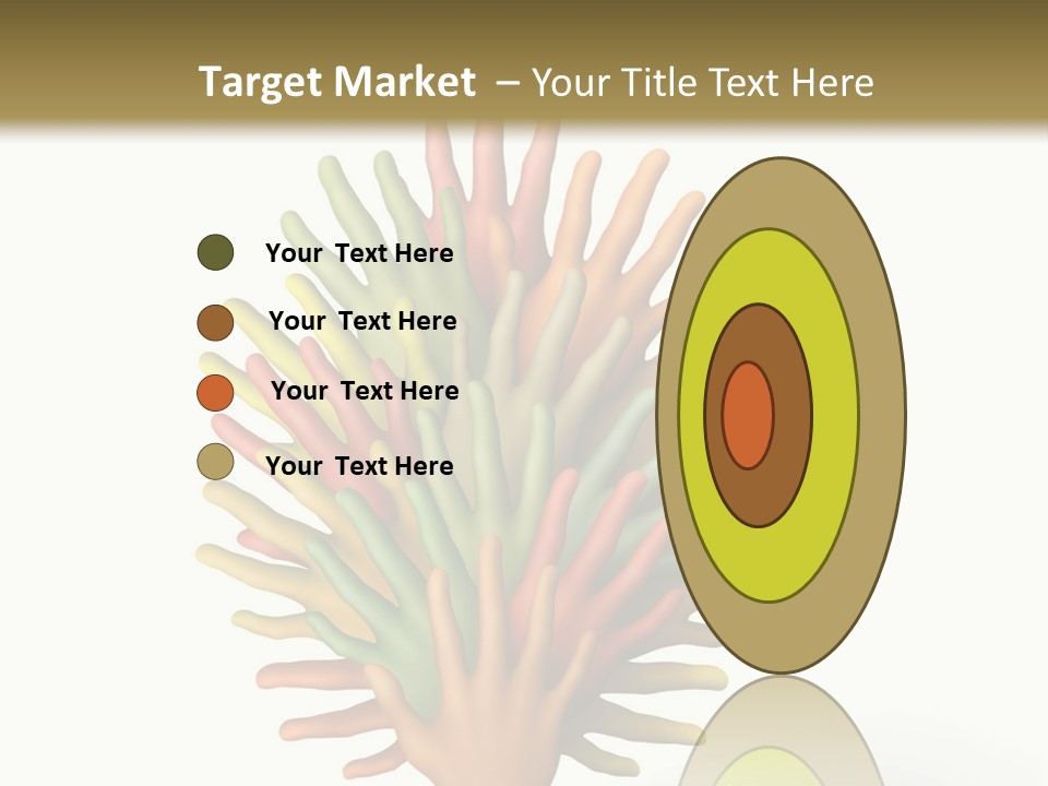 The Tree Made Of Multicolored Plasticine Hands On A White Background PowerPoint Template