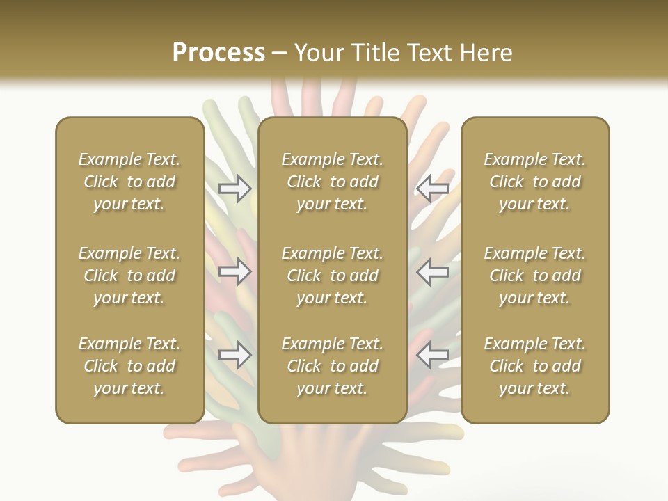 The Tree Made Of Multicolored Plasticine Hands On A White Background PowerPoint Template