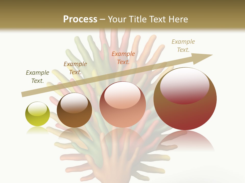 The Tree Made Of Multicolored Plasticine Hands On A White Background PowerPoint Template