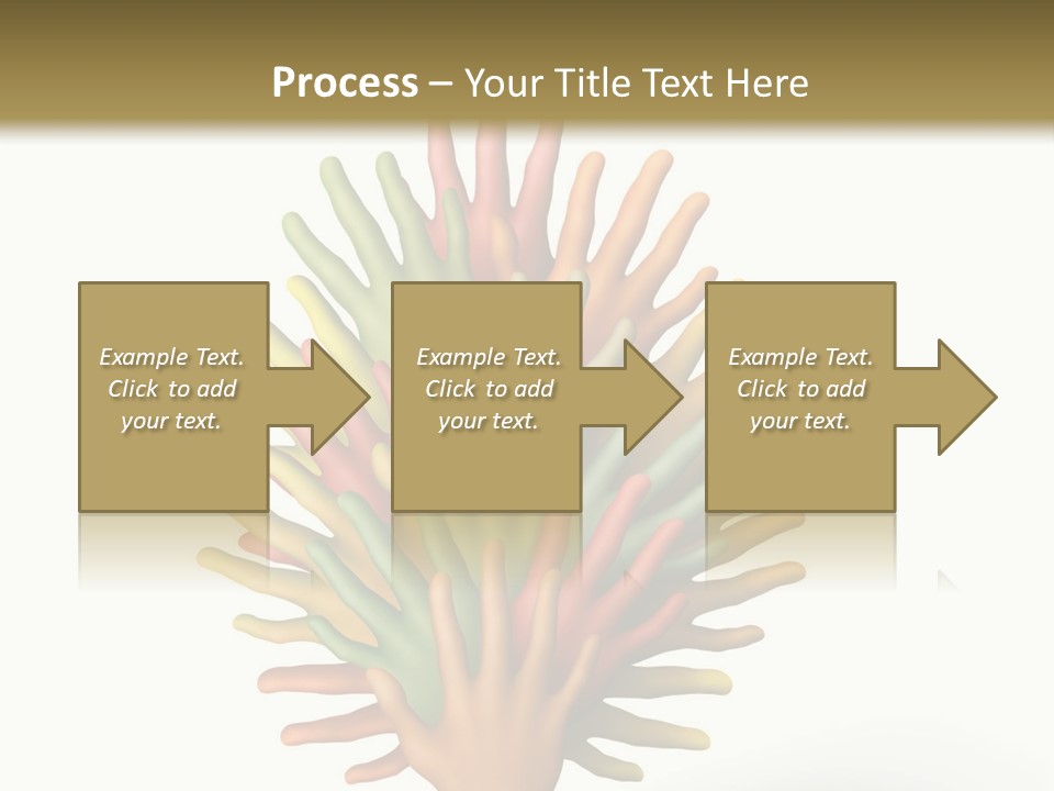 The Tree Made Of Multicolored Plasticine Hands On A White Background PowerPoint Template