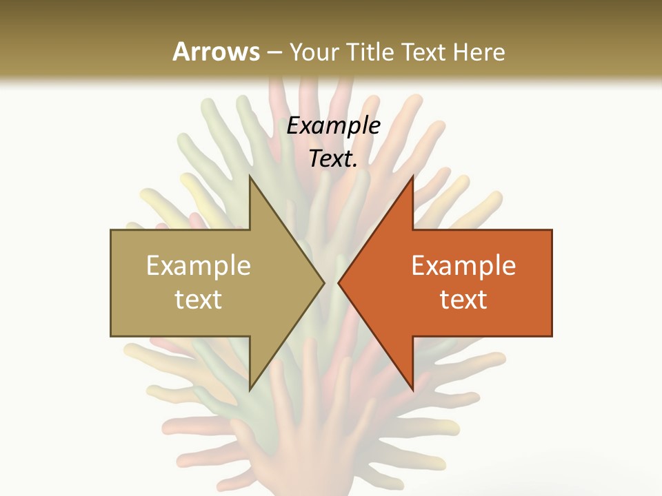 The Tree Made Of Multicolored Plasticine Hands On A White Background PowerPoint Template