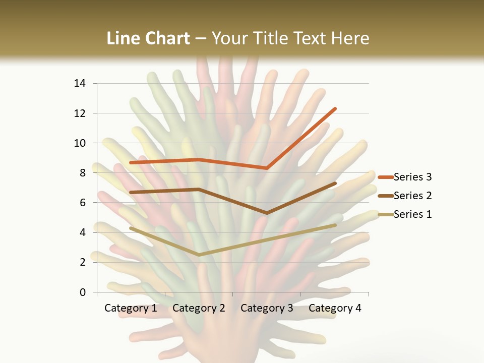 The Tree Made Of Multicolored Plasticine Hands On A White Background PowerPoint Template