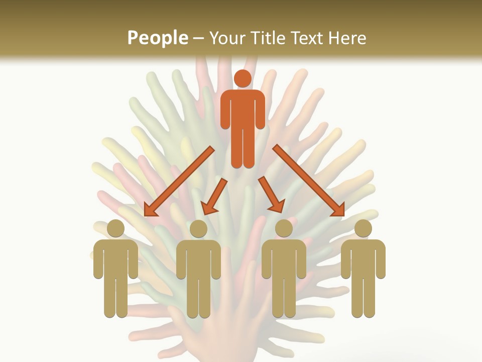 The Tree Made Of Multicolored Plasticine Hands On A White Background PowerPoint Template