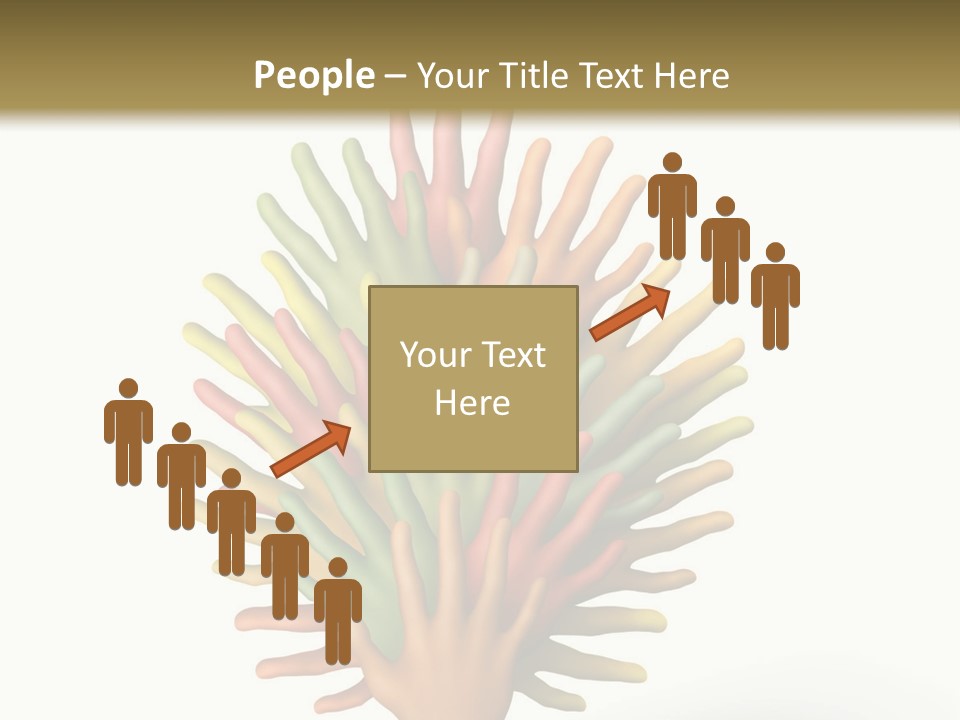 The Tree Made Of Multicolored Plasticine Hands On A White Background PowerPoint Template