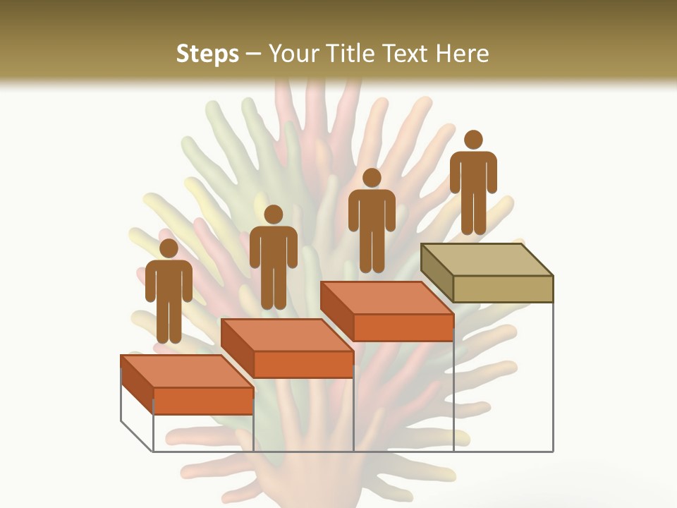 The Tree Made Of Multicolored Plasticine Hands On A White Background PowerPoint Template