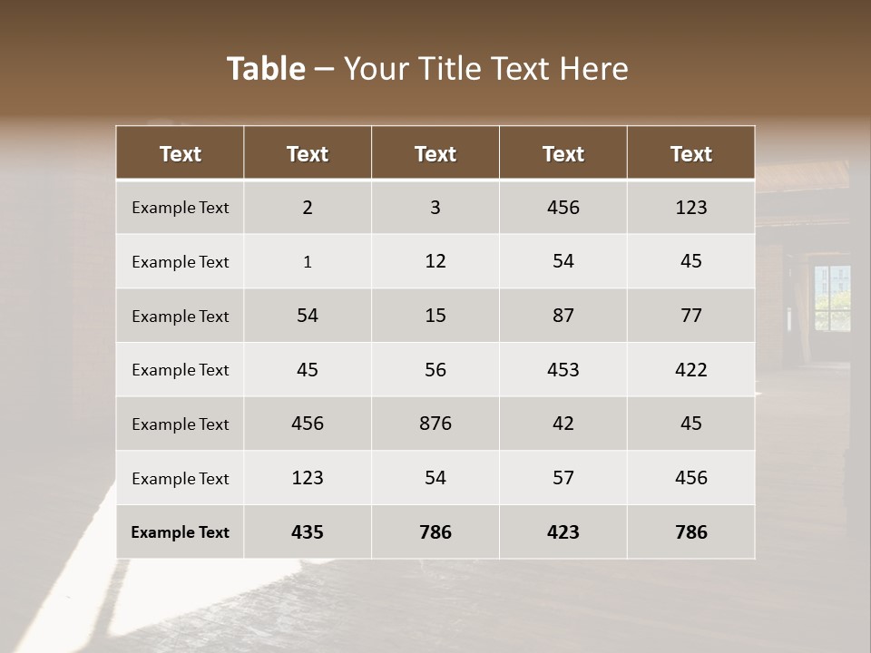 Old Brick Building Is Under Reconstruction For Modern Office Spaces. Downtown Toronto. PowerPoint Template