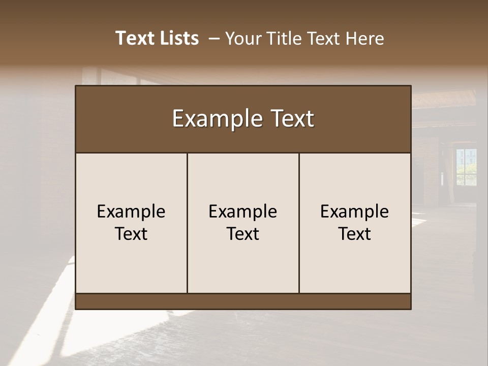 Old Brick Building Is Under Reconstruction For Modern Office Spaces. Downtown Toronto. PowerPoint Template