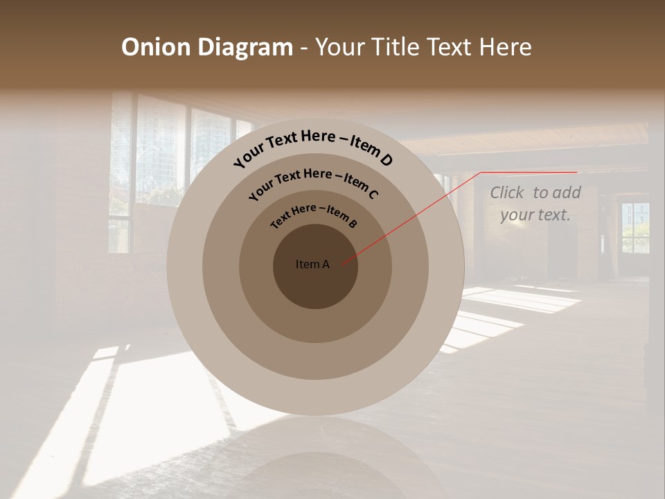 Old Brick Building Is Under Reconstruction For Modern Office Spaces. Downtown Toronto. PowerPoint Template
