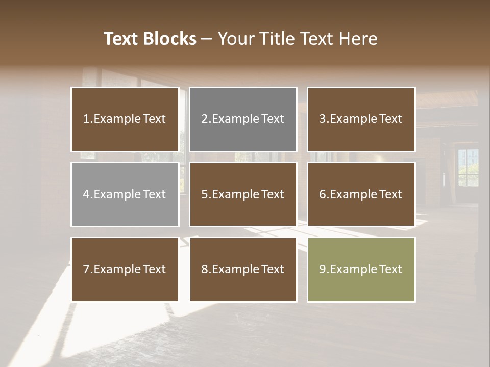 Old Brick Building Is Under Reconstruction For Modern Office Spaces. Downtown Toronto. PowerPoint Template
