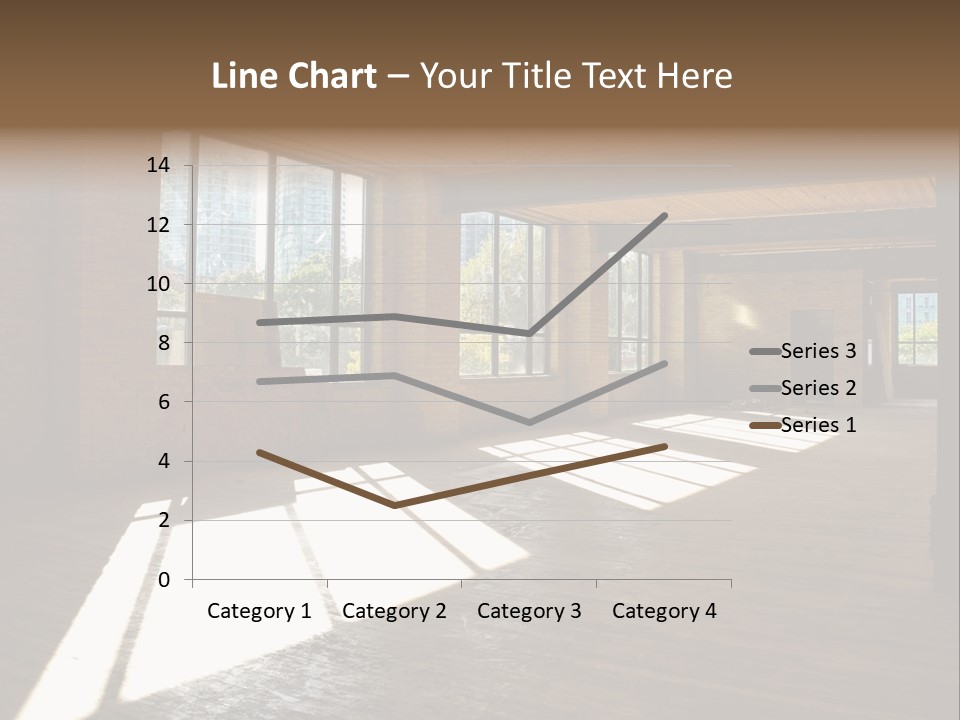 Old Brick Building Is Under Reconstruction For Modern Office Spaces. Downtown Toronto. PowerPoint Template