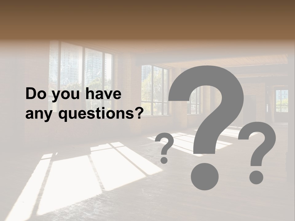 Old Brick Building Is Under Reconstruction For Modern Office Spaces. Downtown Toronto. PowerPoint Template