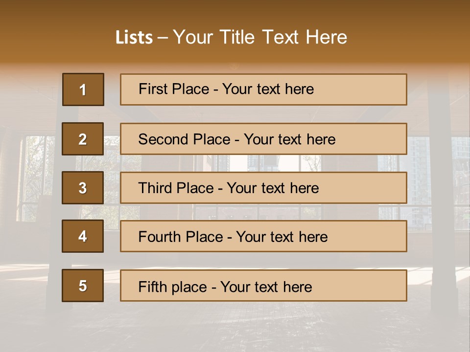 Old Brick Building Is Under Reconstruction For Modern Office Spaces. Downtown Toronto. PowerPoint Template