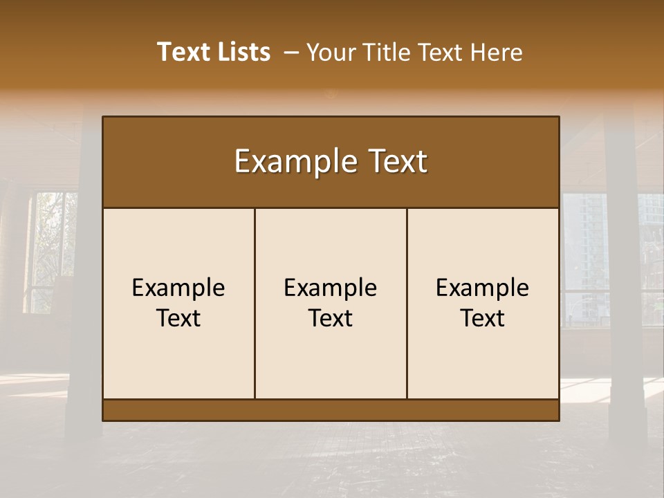 Old Brick Building Is Under Reconstruction For Modern Office Spaces. Downtown Toronto. PowerPoint Template