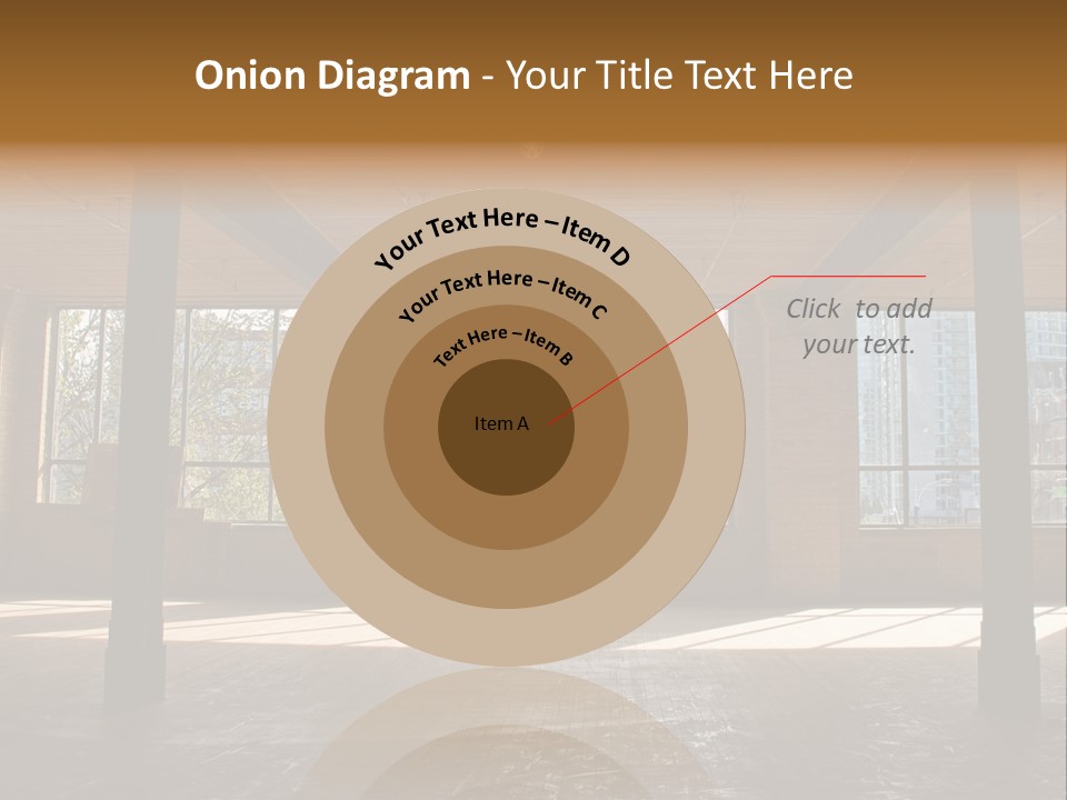 Old Brick Building Is Under Reconstruction For Modern Office Spaces. Downtown Toronto. PowerPoint Template