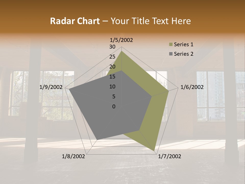 Old Brick Building Is Under Reconstruction For Modern Office Spaces. Downtown Toronto. PowerPoint Template