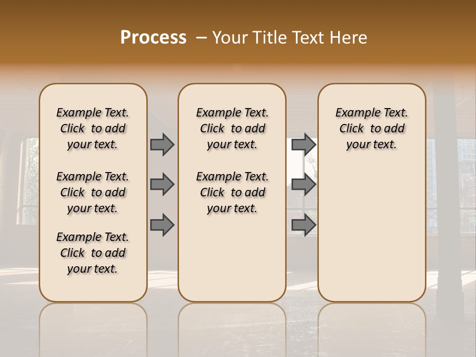 Old Brick Building Is Under Reconstruction For Modern Office Spaces. Downtown Toronto. PowerPoint Template