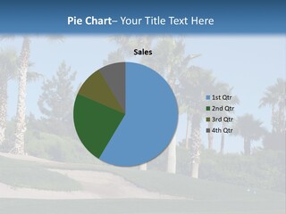 A Neighborhood Golf Course In Las Vegas PowerPoint Template