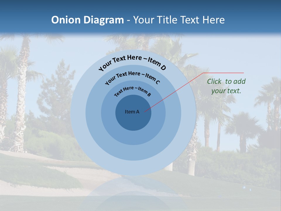 A Neighborhood Golf Course In Las Vegas PowerPoint Template