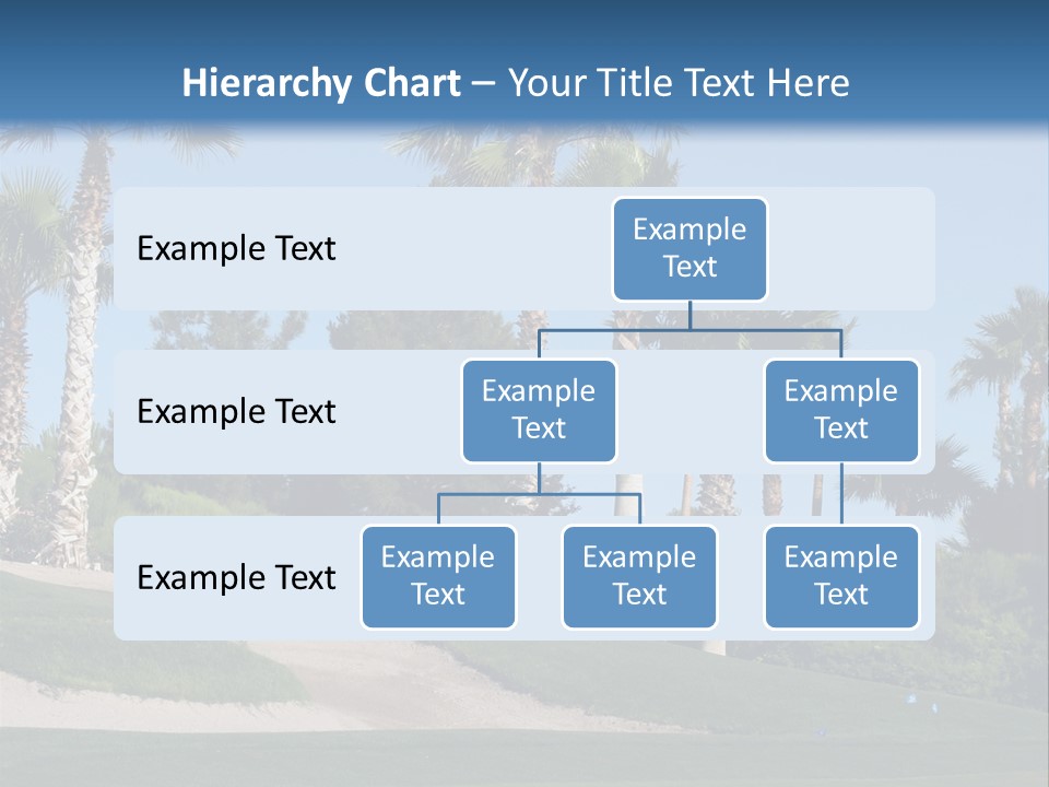 A Neighborhood Golf Course In Las Vegas PowerPoint Template