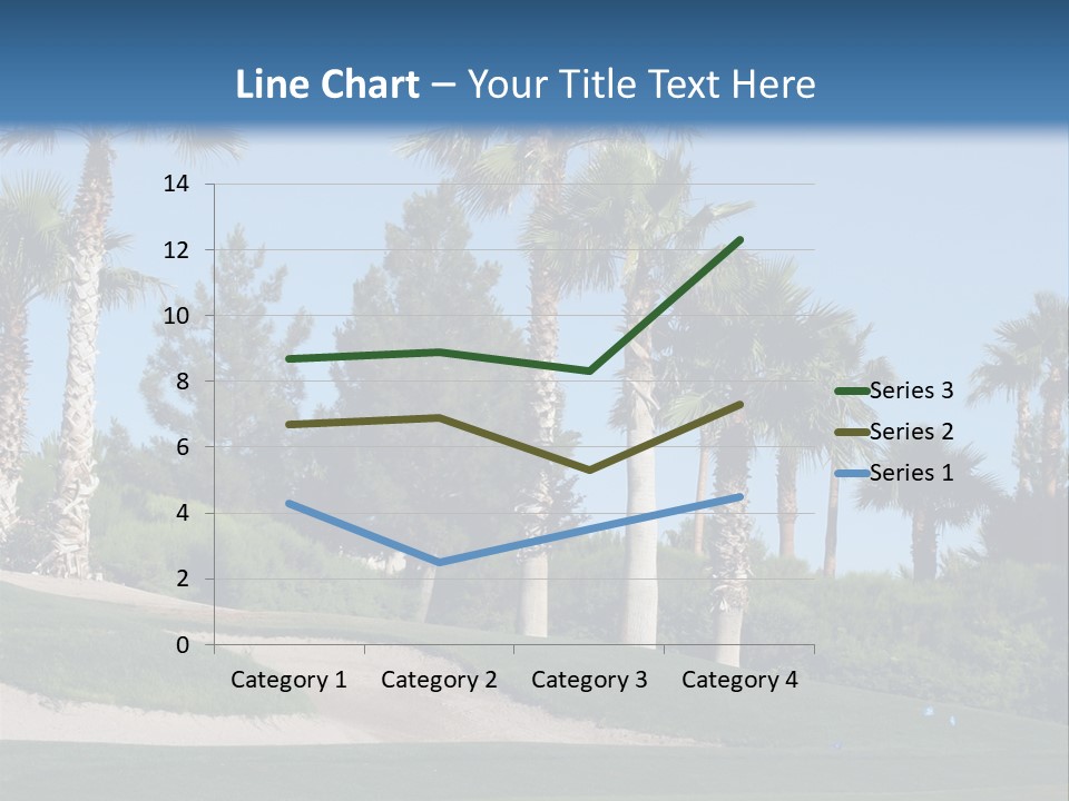 A Neighborhood Golf Course In Las Vegas PowerPoint Template