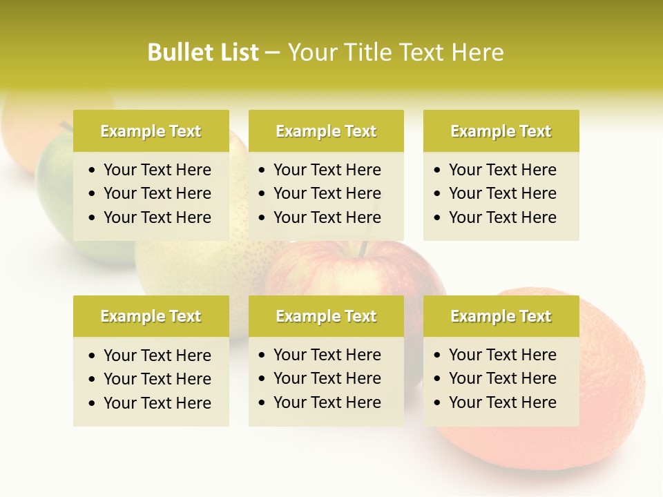 Five-A-Day PowerPoint Template
