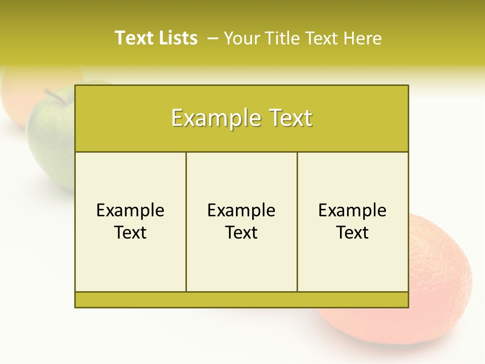 Five-A-Day PowerPoint Template