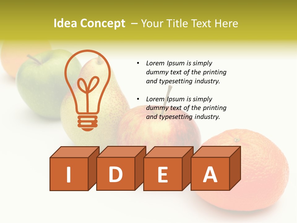 Five-A-Day PowerPoint Template