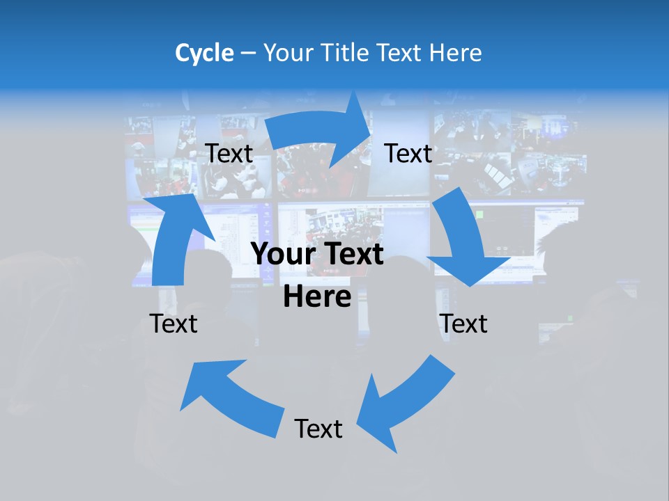 Cctv Security System With Multiple Camera Views In China PowerPoint Template