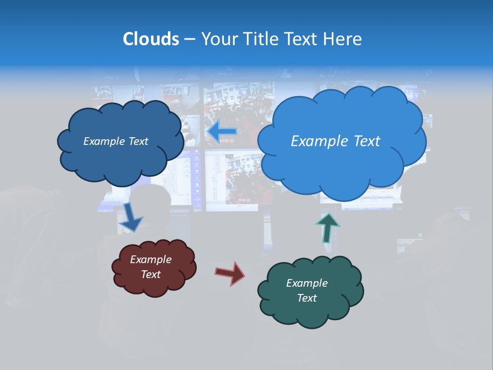 Cctv Security System With Multiple Camera Views In China PowerPoint Template